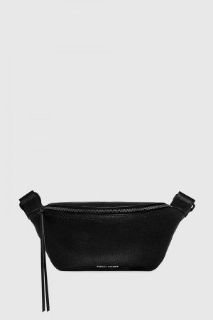 Borseta Dama Rebecca Minkoff Bree Belt Bag With Webbing Strap Negrii | 5173894-UB