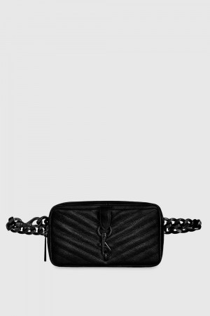 Borseta Dama Rebecca Minkoff Edie Belt Bag Negrii Negrii | 5429137-UV