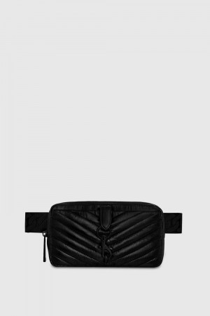 Borseta Dama Rebecca Minkoff Edie Nylon Belt Bag Negrii | 9032864-IV