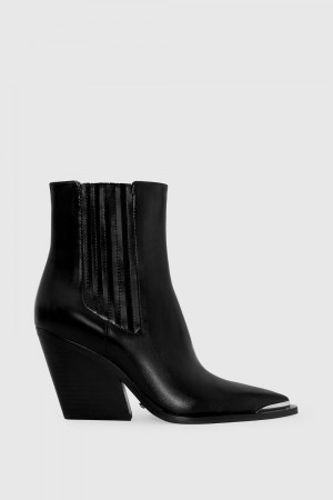 Cizme Dama Rebecca Minkoff West Bootie Negrii | 7920816-LO