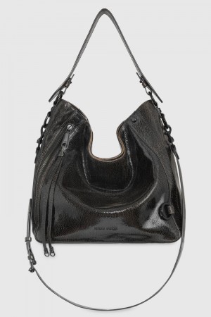 Geantă Hobo Dama Rebecca Minkoff M.A.B. Hobo Negrii Maro Negrii | 0216937-EQ