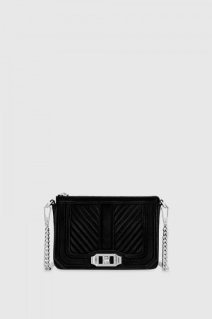 Geanta Crossbody Dama Rebecca Minkoff Chevron Quilted Mini Love Crossbody Colorati | 9518620-YN