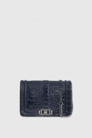 Geanta Crossbody Dama Rebecca Minkoff Chevron Quilted Small Love Crossbody Gri | 9738562-TC