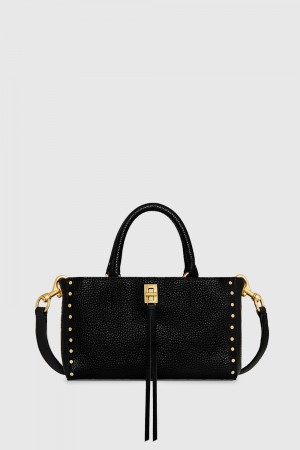 Geanta Crossbody Dama Rebecca Minkoff Darren Top Handle Crossbody Negrii | 7263901-CR