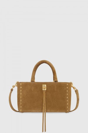 Geanta Crossbody Dama Rebecca Minkoff Darren Top Handle Crossbody Portocalii | 0286471-GS