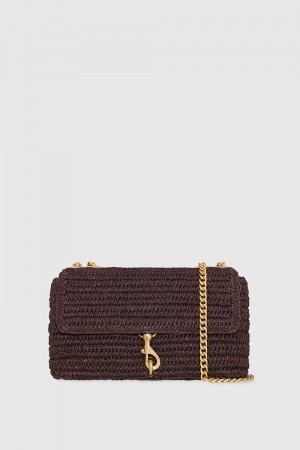 Geanta Crossbody Dama Rebecca Minkoff Edie Medium Crossbody Cigaro | 5927406-AD
