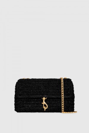 Geanta Crossbody Dama Rebecca Minkoff Edie Medium Crossbody Negrii | 9150472-EX