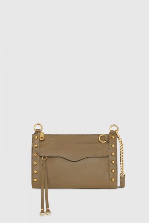 Geanta Crossbody Dama Rebecca Minkoff M.A.B. Crossbody With Studs Surplus | 8276150-CI