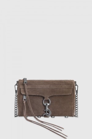 Geanta Crossbody Dama Rebecca Minkoff Mini M.A.C. Gri | 3951278-YM