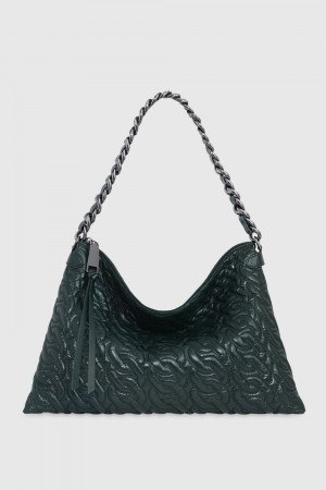 Geanta De Umar Dama Rebecca Minkoff Chain Quilt Shoulder Bag Gri | 9837245-ZP