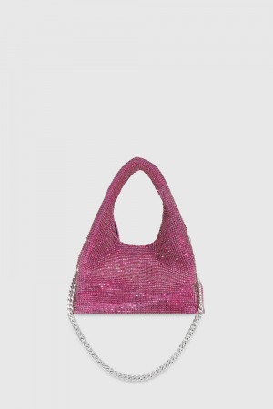 Geanta De Umar Dama Rebecca Minkoff Crystal Mini Chain Carryall Roz | 4620753-RA