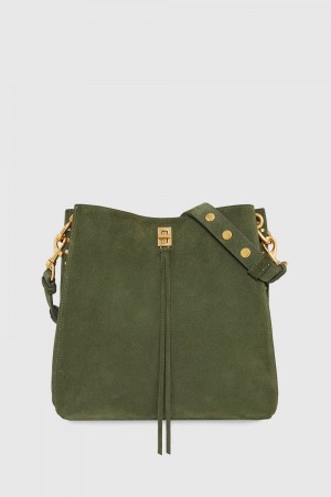 Geanta De Umar Dama Rebecca Minkoff Darren Shoulder Bag Masline Verzi | 6129574-IW