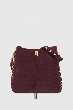 Geanta De Umar Dama Rebecca Minkoff Darren Shoulder Bag Rosii Inchis | 5781402-GB