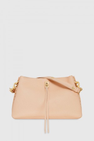 Geanta De Umar Dama Rebecca Minkoff Darren E/W Shoulder Bag Bej | 2963845-OD
