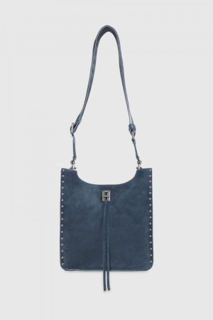 Geanta De Umar Dama Rebecca Minkoff Darren Medium Feed Gri | 2470359-KN