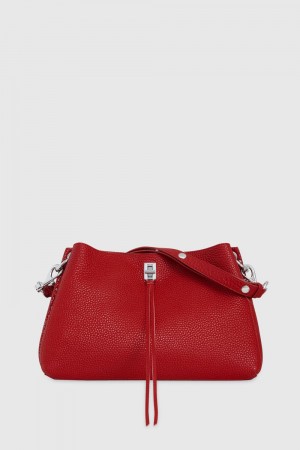 Geanta De Umar Dama Rebecca Minkoff Darren E/W Shoulder Bag Rosii | 2097481-AU