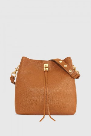 Geanta De Umar Dama Rebecca Minkoff Darren Shoulder Bag Caramello | 1649207-CW