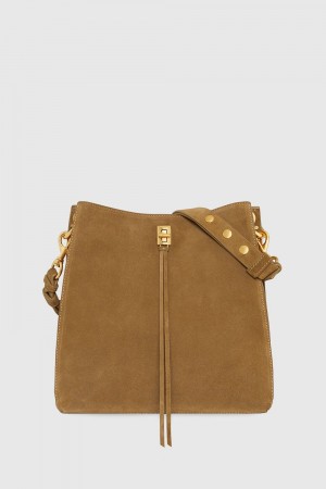 Geanta De Umar Dama Rebecca Minkoff Darren Shoulder Bag Portocalii | 0123645-OK