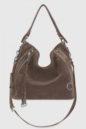 Geanta De Umar Dama Rebecca Minkoff M.A.B. Hobo Gri | 4103529-BL