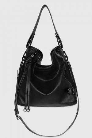 Geanta De Umar Dama Rebecca Minkoff M.A.B. Hobo Negrii Negrii | 2659738-ZR