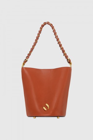 Geanta Galeata Dama Rebecca Minkoff Infinity Bucket Maro | 3785046-YH