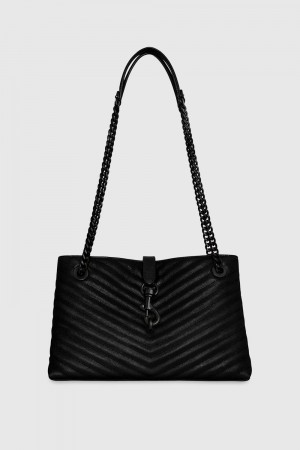 Geanta Tote Dama Rebecca Minkoff Edie Medium Tote Negrii | 8402317-XD