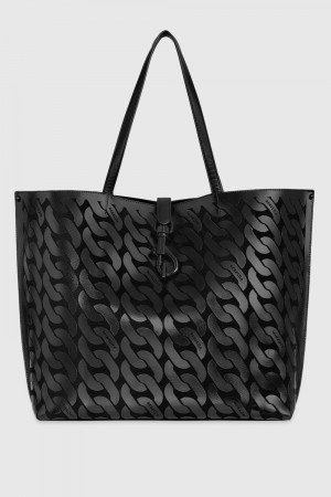 Geanta Tote Dama Rebecca Minkoff Megan Soft Large Tote Negrii Negrii | 6380254-BM