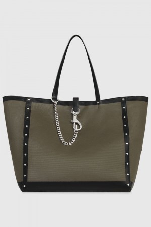 Geanta Tote Dama Rebecca Minkoff Megan Weekender Tote Argintii | 1279534-RI