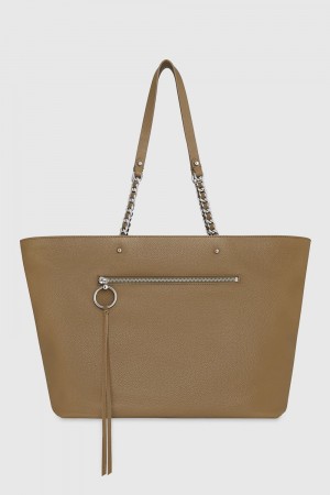 Geanta Tote Dama Rebecca Minkoff Top Zip Chain Tote Surplus | 8352196-AF