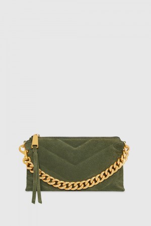 Marochinarie Mica Dama Rebecca Minkoff Edie Maxi Medium Crossbody Masline Verzi | 6307985-RB