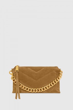 Marochinarie Mica Dama Rebecca Minkoff Edie Maxi Medium Crossbody Portocalii | 0356987-ST