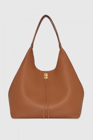 New Arrivals Dama Rebecca Minkoff Darren Signature Carryall Caramello | 4529673-FC