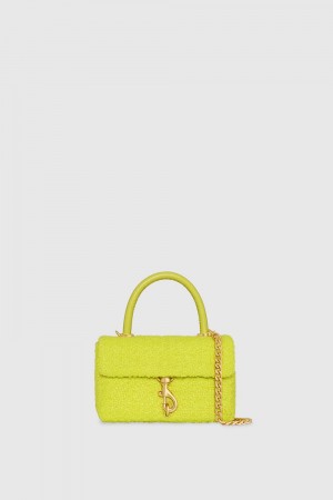 New Arrivals Dama Rebecca Minkoff Edie Top Handle Chartreuse | 3798412-QO