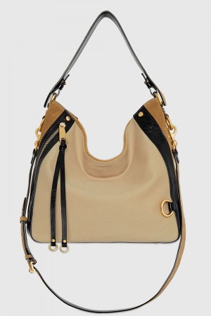 New Arrivals Dama Rebecca Minkoff M.A.B. Surplus Hobo Portocalii Negrii | 0598612-YC