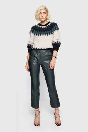 Pantalonii Dama Rebecca Minkoff Madelyn Pants Turcoaz | 9132845-AN