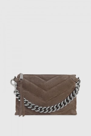 Poșete Dama Rebecca Minkoff Edie Maxi Crossbody Gri | 8043167-KC