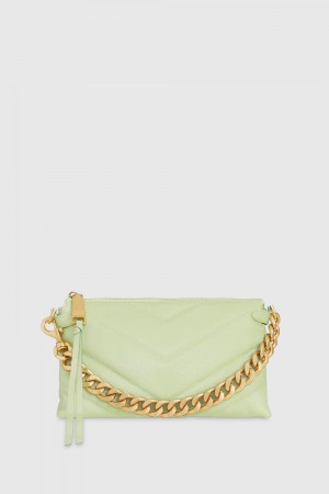 Poșete Dama Rebecca Minkoff Edie Maxi Medium Crossbody Verde Menta | 7924863-EF
