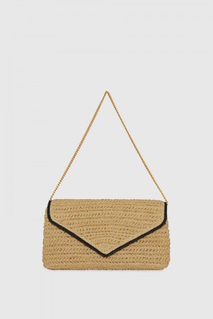Poșete Dama Rebecca Minkoff Envelope Clutch Negrii | 6320415-HQ