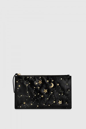 Poșete Dama Rebecca Minkoff Large Celestial Studded Pouch Colorati | 9470651-LE