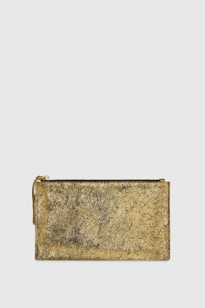 Poșete Dama Rebecca Minkoff Large Pouch Aurii | 4590823-BP