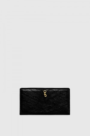 Poșete Dama Rebecca Minkoff Soft Wallet On A Chain Negrii | 9278061-DG