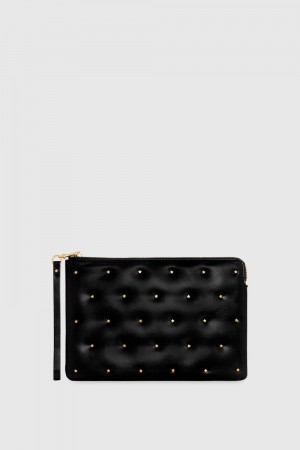 Poșete Dama Rebecca Minkoff Star Studded Wristlet Negrii | 5027139-VK