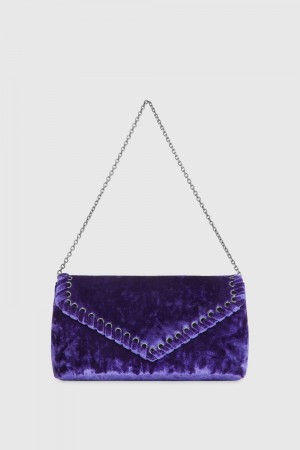 Poșete Dama Rebecca Minkoff Whip Clutch Mulberry | 3249758-EV