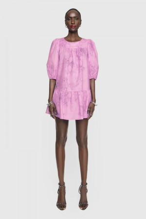 Rochie Dama Rebecca Minkoff Felicity Dress Albastru Deschis | 3491052-HG