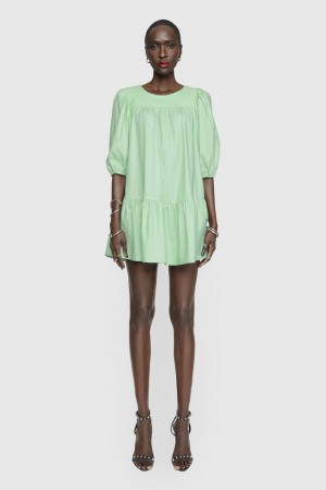 Rochie Dama Rebecca Minkoff Felicity Dress Verde Menta | 2816904-JF