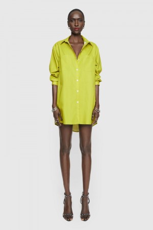 Rochie Dama Rebecca Minkoff Tori Dress Verzi | 2374980-SJ