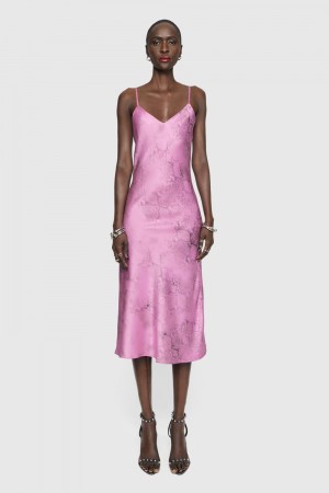 Rochie Dama Rebecca Minkoff Verona Slip Dress Albastru Deschis | 5869437-FJ