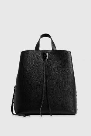 Rucsacuri Dama Rebecca Minkoff Darren Medium Backpack Negrii | 9014758-OG