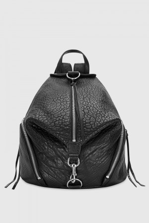 Rucsacuri Dama Rebecca Minkoff Julian Backpack Negrii Argintii | 2864310-JT