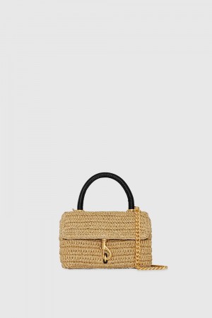 Top Handle Bags Dama Rebecca Minkoff Edie Top Handle Negrii | 8012976-RT